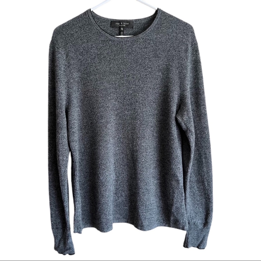 Rag & Bone Size XL 100% Fine Merino Wool Pullover Knit Sweater Ultra Soft!